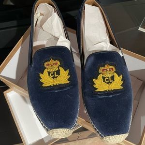 Gently Worn Christian Louboutin Nanou Orlato Flat Velour